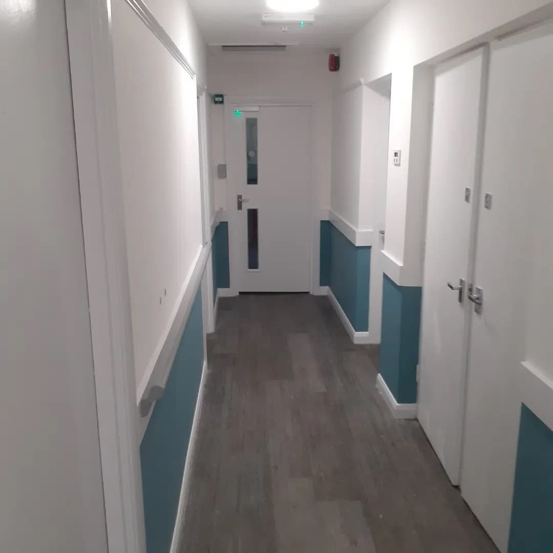 Interior room freshly painted with a clean smooth finish by PJW Decorators