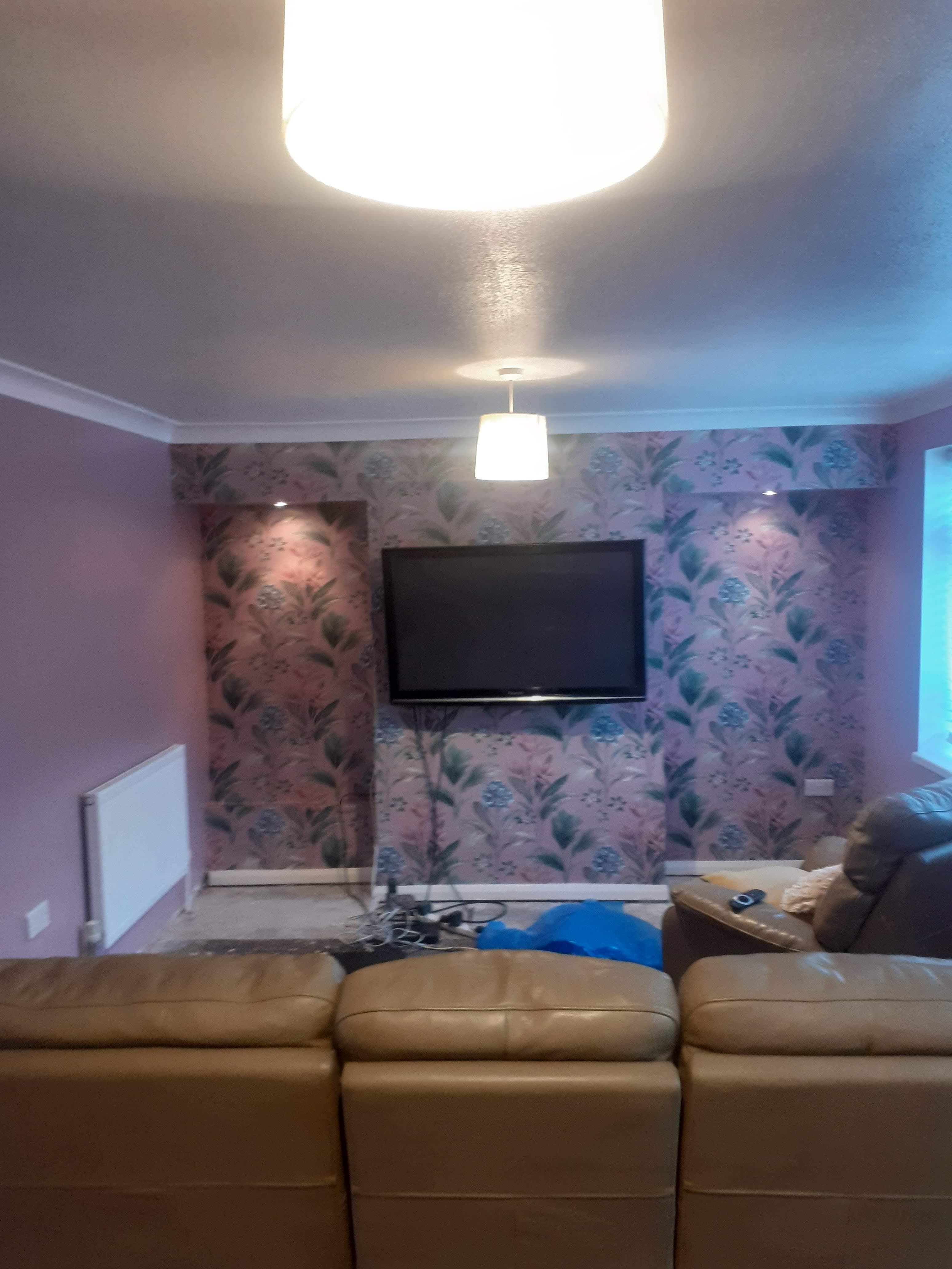 Professionally painted room in Eastbourne by PJW Decorators
