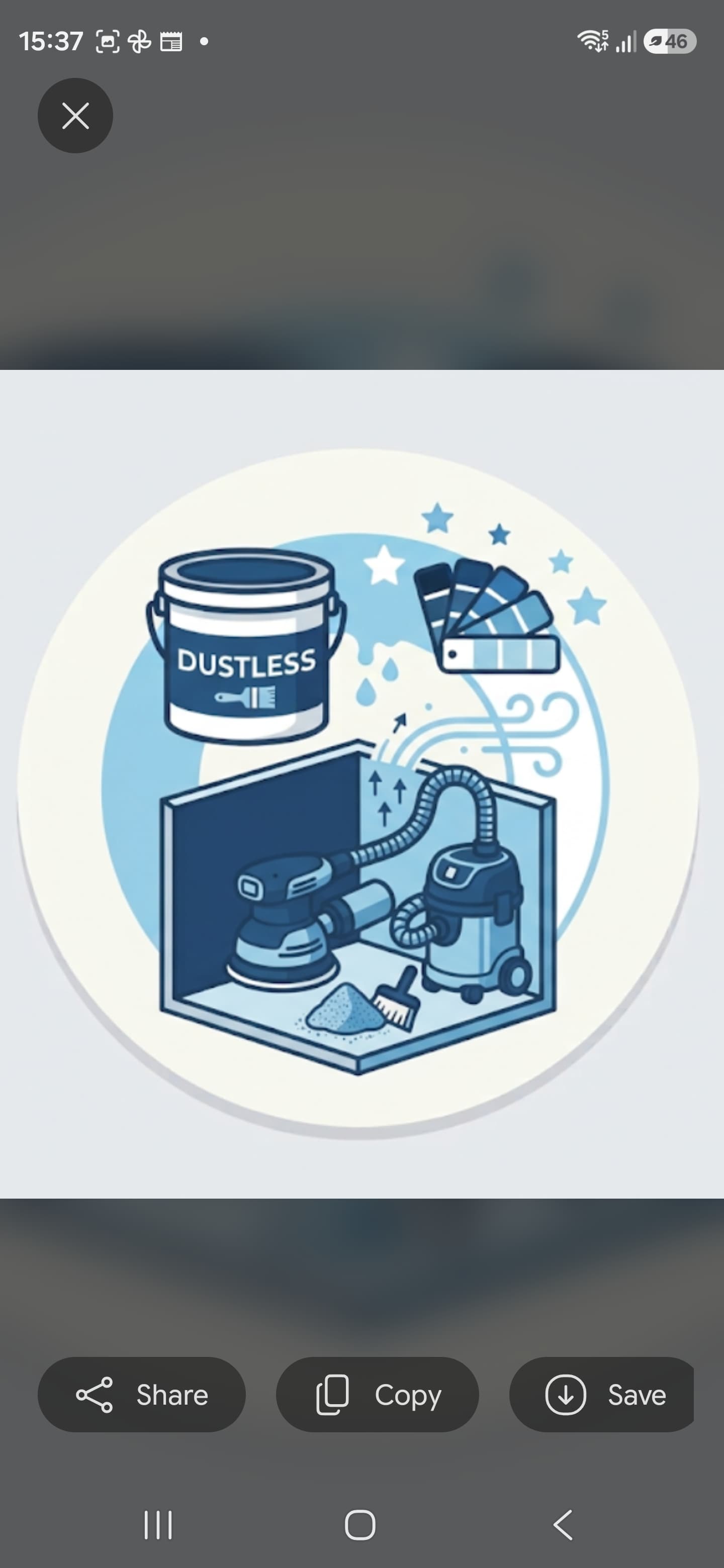 Dustless Sanding